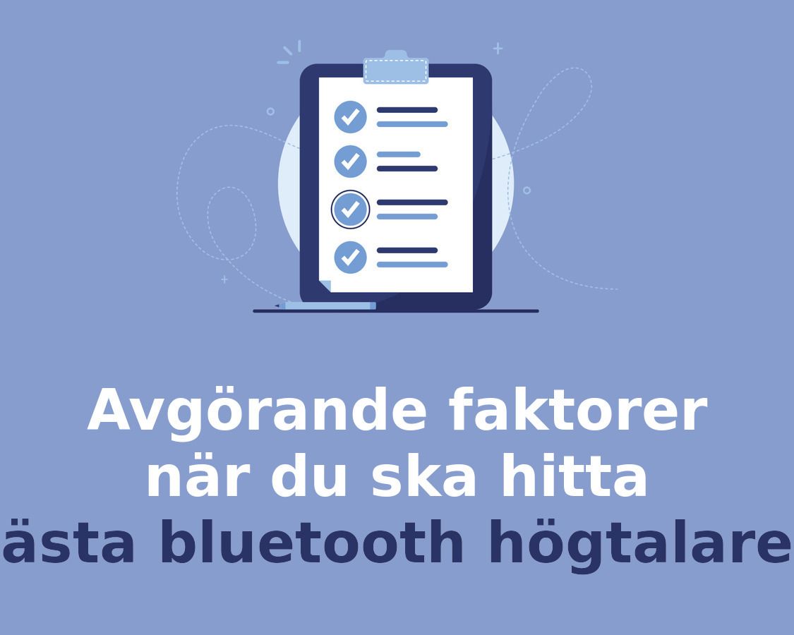 Så hittar du bästa Bluetooth Högtalare