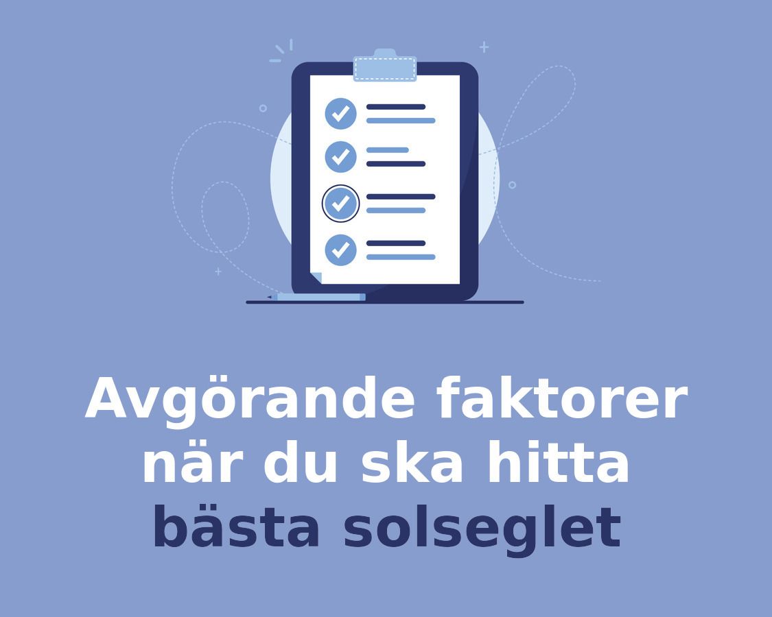 Så hittar du bästa Solsegel