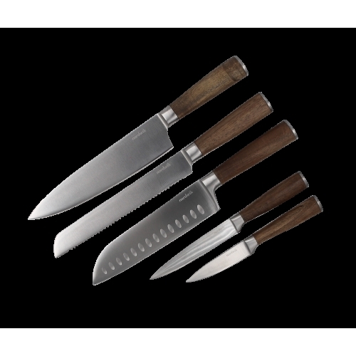 Nordwik Knivset 5 delar Trähandtag - Bäst trähandtag