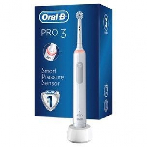 Oral-B Pro3 3000 White Sensi Eltandborste - Bäst i test