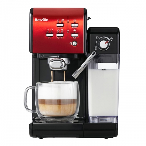 Prima Latte II Kaffemaskin Röd - Mest prisvärda kaffemaskinen