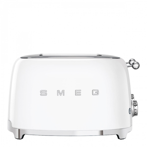 Smeg 50's style Brödrost 4 skivor kvadrat Vit - Snyggast designade brödrosten