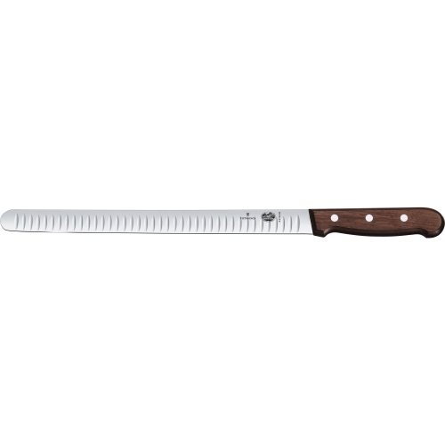 Victorinox Lax och Skinkkniv Räfflad 30 cm maple wood - Mest mångsidiga