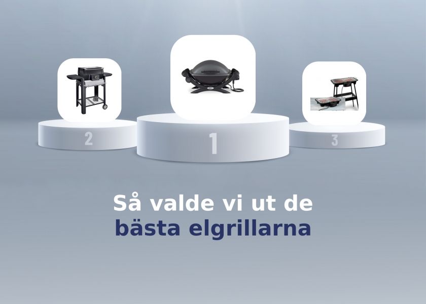 Så valde vi ut de bästa elgrillarna