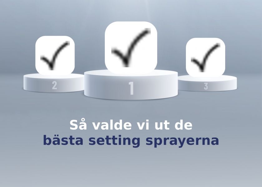 setting spray test
